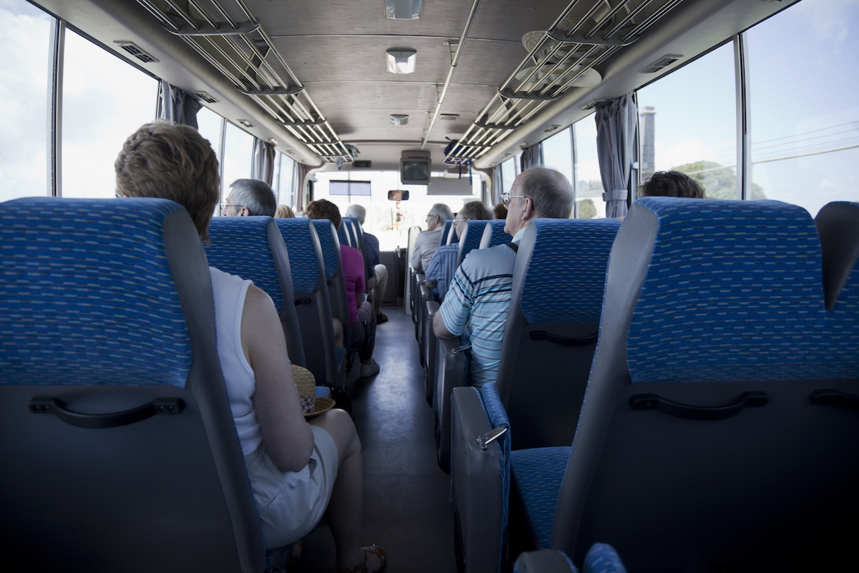 Charter bus travel